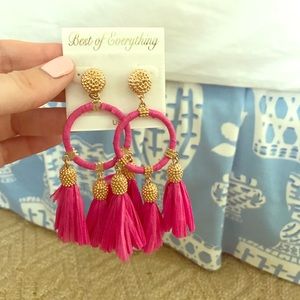 Pink Statement Earrings!